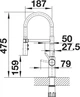 Смеситель для кухни Blanco Catris-S Flexo PVD Steel (525792) - изображение 2