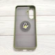 Чехол Armor Ring для Samsung Galaxy A16 / A165 противоударный c кольцом Оливковый - изображение 3