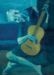 Puzzle Eurographics Fine Art Pablo Picasso The old guitar player 1000 elementów 6000-5852 (628136658522) - obraz 2