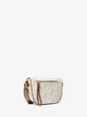 Жіноча поясна сумка MICHAEL MICHAEL KORS Slater Extra-Small Empire Signature Logo Sling Pack VANILLA / LUGGAGE 30H3G04M0B (78823) - зображення 3