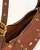 Жіноча сумка на плече JW PEI Tessa Suede Shoulder Bag Dark Birch Brown (70164) - зображення 4
