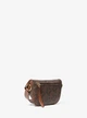 Жіноча поясна сумка MICHAEL MICHAEL KORS Slater Extra-Small Empire Signature Logo Sling Pack BROWN / LUGGAGE 30H3G04M0B (79688) - зображення 3
