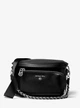 Женская поясная сумка MICHAEL MICHAEL KORS Slater Medium Pebbled Leather Sling Pack BLACK 30T0S04M6L (14857) - изображение 1