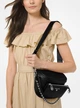 Женская поясная сумка MICHAEL MICHAEL KORS Slater Medium Pebbled Leather Sling Pack BLACK 30T0S04M6L (14857) - изображение 4