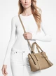 Женская сумка-тоут MICHAEL MICHAEL KORS Sullivan Small Logo Top-Zip Tote Bag Camel 30H1GUPT5V (57531) - изображение 3