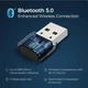 USB-адаптер Bluetooth MPOW, приймач передавача Bluetooth, сумісний з Win 7/8.1/10 Чорний - зображення 2