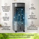 Мобильный кондиционер вентилятор Klarstein Skypillar 3-в-1 Серый - изображение 4