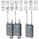 Беспроводной лавальер микрофон MCOPLUS UHF-WMU96 (SET B) (2TX+1RX) Черный - изображение 7