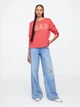 Свитшот на флисе женский Gap 616346022 L Розовый (1159835087) - изображение 3