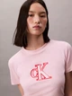 Футболка женская Calvin Klein 6801913 L Розовая с принтом ( 1159838359) - изображение 5