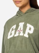 Худи теплое женское GAP 298149913 XS Зеленое ( 1159839052) - изображение 4