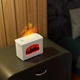 Увлажнитель воздуха Камин с эффектом огня 300мл, от USB / Аромадиффузор / Ночник-увлажнитель (017t) - изображение 2
