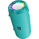 Портативна бездротова Bluetooth колонка акустика BOROFONE BR13 Young з RGB підсвічуванням IPX5 |10W, 1200мAч, BT5.0/AUX/TF/USB/FM-Radio, 4h| Бірюзовий - зображення 2