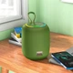 Портативна бездротова Bluetooth колонка акустика Hoco HC14 Link sports TWS speaker з RGB-підсвічуванням та вбудованим мікрофоном 1200 мАг|BT5.2, AUX/TF/USB/FM, 3h| Зелений - зображення 3