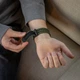 Перфорований ремінець broband Classic Color для Samsung Galaxy Watch Ultra – зелено-чорний (силікон) - зображення 8
