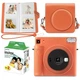 Набор камера Fujifilm Instax Square SQ1, Фотобумага 20шт, Чехол, Ремешок, Фотоальбом 80 фото Оранжевый (Подарочная упаковка) - изображение 1