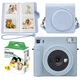 Набір камера Fujifilm Instax Square SQ1, Фотопапір 20шт, Чохол, Ремінець, Фотоальбом 80 фото Блакитний (Подарункове пакування) - зображення 1