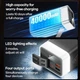 Павербанк Remax RPP-596 40000 mAh 22.5W 2USB/2Type-C Портативний зовнішній акумулятор PowerBank зі швидкою зарядкою та ліхтариком Grey - зображення 3