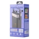 Павербанк Remax RPP-596 40000 mAh 22.5W 2USB/2Type-C Портативний зовнішній акумулятор PowerBank зі швидкою зарядкою та ліхтариком Grey - зображення 9