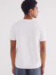 Базова футболка з бавовни та еластану slim fit SPRINGFIELD l білий 249030-99 - зображення 3