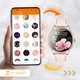 Смарт часы женские LEMFO QS36 Gold (разговор, тонометр, пульсоксиметр) Amoled экран - изображение 3