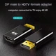 Перехідник 4K DisplayPort to HDMI Адаптер DP-HDMI для ноутбука і ПК аудіо та відео - зображення 5