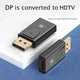 Перехідник 4K DisplayPort to HDMI Адаптер DP-HDMI для ноутбука і ПК аудіо та відео - зображення 6