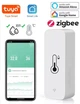 Датчик температуры и влажности Tuya Zigbee совместим с Alexa Google Home Temperature Humidity Sensor - изображение 1