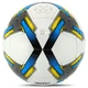 М'яч футбольний №5 PU ламін. SOCCERMAX (№5, 5 сл., пошитий вручну) (FB-4194_Білий-синій) - изображение 2