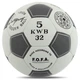 М'яч футбольний №5 PU ламінований зшитий вручну SOCCER STAR SOFT TOUCH VALUE FB-6033 (№5, 4 сл., зшитий вручну, білий-сірий) - зображення 2