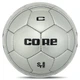 М'яч футбольний №5 PU ламінований зшитий вручну CORE SOFT TOUCH FB-8459 (№5, 4 сл., зшитий вручну, срібний) - изображение 1