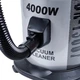 Профессиональный промышленный мощный ручной пылесос SOKANY SK-13007 с мешком 28 л 3600 Вт 3 насадками циклонное действие Сталь - изображение 3