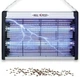 Лампа від комах Led 12W Insect Killer UV знищувач комарів мух мошок ос електрична пастка до 20 м² для дому альтанки дачі офісу - зображення 1