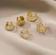 Комплект 5 единиц Кафы на ухо jeweston Золотистого цвета - изображение 4
