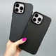 Чохол Slim Hard Carbon для iPhone 16 Колір №1 - зображення 3