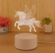3D светильник-ночник «Единорог» 3D Creative - изображение 4