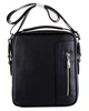Сумка через плече чоловіча з натуральної шкіри з логотипом HUGO BOSS Crossbody Чорний - зображення 2
