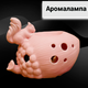 Аромалампа керамическая Белка на желуде Розовая - изображение 2