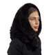Капюшон из кролика Меховой Стиль Труба Шоколад One Size (300/A) - изображение 2