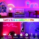 Неонова світлодіодна стрічка LED Neon Strip 5 м · Неоновий RGB гнучкий шнур з керуванням від телефону 55194/59 - зображення 2