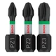 Набір ударних біт Bosch PRO Impact Pz 1/4" 3 шт. (2608522471) - зображення 1