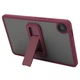 Защитный чехол Deexe Crystal Kickstand для Samsung Galaxy Tab A9 (X110/115) - Wine Red - изображение 2