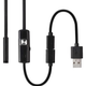 Камера ендоскоп водонепроникний гнучкий 5м USB для Android+PC з LED-підсвіткою - зображення 2