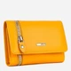 Кошелек женский кожаный для карточек Karya 2004_1 Желтый - изображение 3