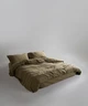 Постельное белье Limasso Stonewashed Ranforce 200 х 220 см Olive - изображение 5