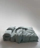 Постельное белье Limasso Stonewashed Ranforce 200 х 220 см Natural Green - изображение 4