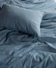 Постельное белье Limasso Stonewashed Ranforce 200 х 220 см Akdeniz Mavisi - изображение 5