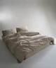 Постельное белье Limasso Stonewashed Ranforce 160 х 220 см Oxford Tan - изображение 4