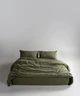 Постельное белье Limasso Stonewashed Ranforce 160 х 220 см Capulet Olive - изображение 1