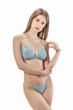 Комплект женский бюстгальтер с мягкой чашкой и стринги из сеточки Felisiya Lingerie Тиффани 2004+221-054с M - изображение 6